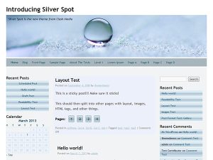 Silver Spot WordPress Theme